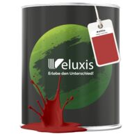 Pittura murale rosso-marrone Deep Carmine opaca per interni – Copertura classe 1, senza COV, senza primer, a bassa gocciolatura – Soggiorno e camera da letto – 2,5 L – Veluxis (Deep Carmine)