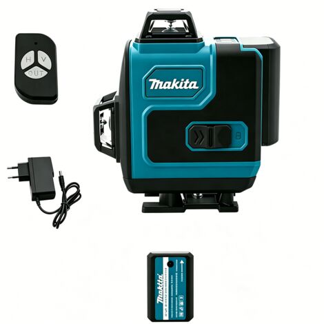 Makita–Niveau laser 4D vert 16 lignes – Autonivelant jusqu'à 25m – Précision ±2mm – Avec télécommande et 1 battery 5000mAh - VERT 4 D