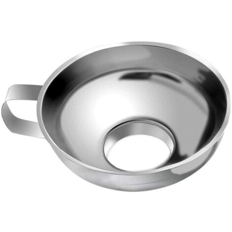 Imbuto in acciaio inox a bocca larga per conserve, utensili da cucina, gadget, imbuto con manico per marmellata (1/5)