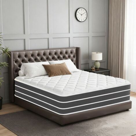 Matelas 140x190 - YIDATONG - RIV004 - 30 cm épaisseur - Ressorts ensachés - Mousse à mémoire 10 zones (1/5)