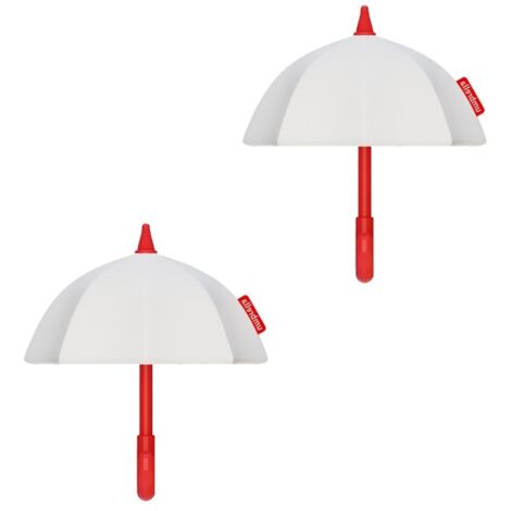 Veilleuse compacte avec porte-clés, veilleuse douce pour dormir, veilleuse parapluie en silicone à minuterie, lot de 2 (1/5)