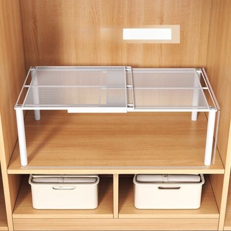 LOLLANDA Étagère extensible pour armoire, étagère réglable, organiseur de bureau (1/5)