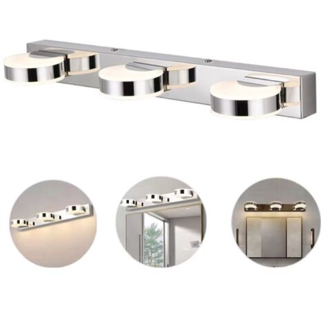 Applique murale de salle de bain, 9 W, lumière blanche (6000 K), éclairage LED pour couloir, lampe de chevet. (1/5)