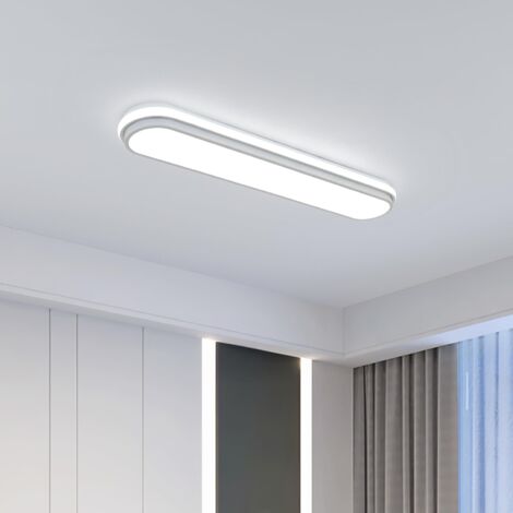 LOLLANDA Plafonnier LED minimaliste / Luminaire décoratif — Idéal pour les salles formation, salles sport centres detailing automobile (Lumière blanche) (1/5)
