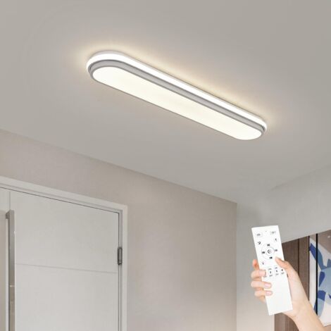 LOLLANDA Plafonnier LED moderne et applique murale encastrée à variation continue — Avec télécommande — Idéal pour cuisines, salles à manger et chambres (1/5)