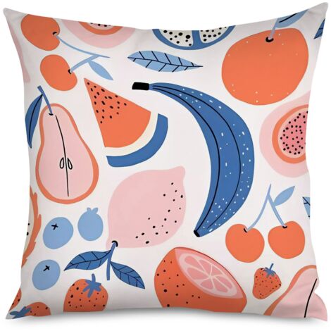 Housse de Coussin décoratif carambole kawaii, étoilée (1/5)