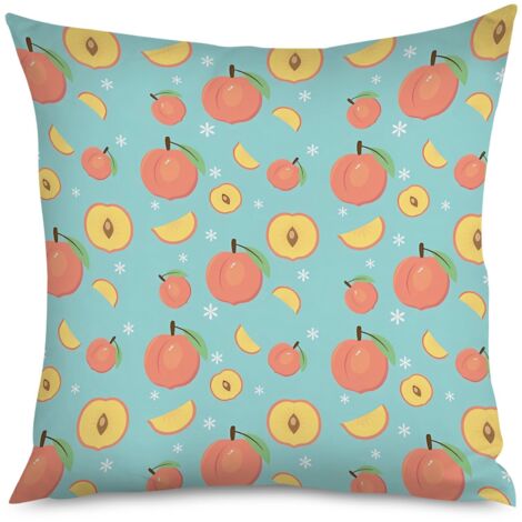 Housse de Coussin Pêches Style Élégant (1/5)