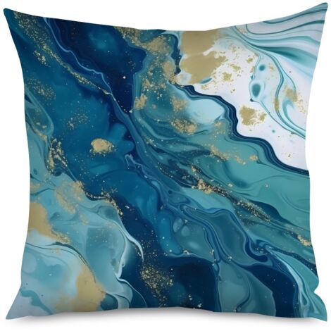 Housse de Coussin Déco Marbre Style Chic (1/5)