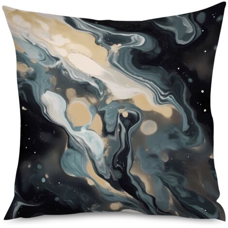 Housse de Coussin Déco Marbre Style Moderne (1/5)