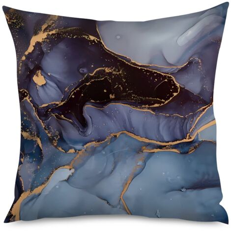 Housse de Coussin Motif Marbre Chic (1/5)