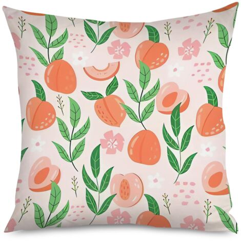Housse de Housse Coussin Imprimé Pêches Salon (1/5)