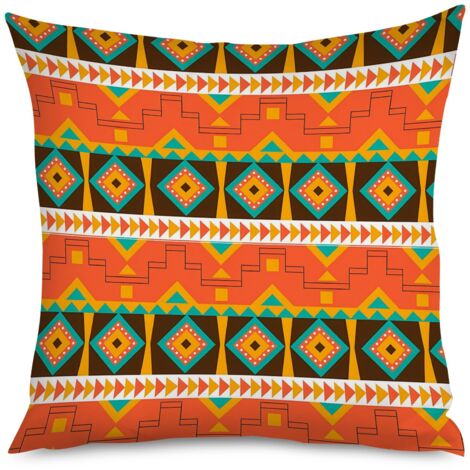 Housse de Coussin with motifs éléphants, bohème indien (1/5)