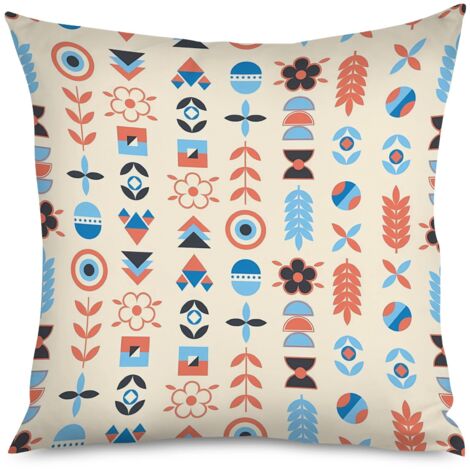 Housse de Coussin décoratif motifs médinas, marocain (1/5)