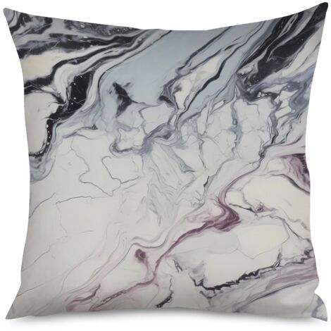 Housse de Housse Coussin Effet Marbre Moderne (1/5)