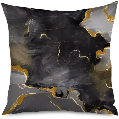 Housse de Coussin Marbre Chic Salon Chambre (1/5)