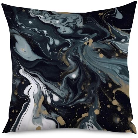 Housse de Coussin Déco Marbre Style Luxe (1/5)