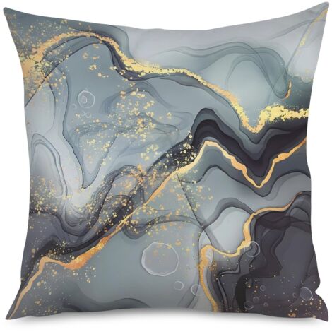 Housse de Coussin Motif Marbre Moderne (1/5)