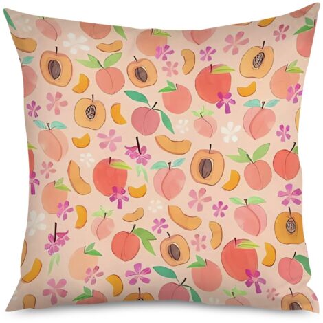 Housse de Coussin Imprimé Pêches Maison (1/5)