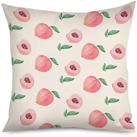 Housse de Coussin Imprimé Pêches Moderne (1/5)