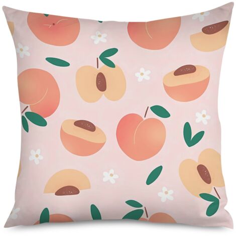 Housse de Housse Coussin Pêches Déco Salon (1/5)