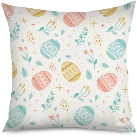 Housse de coussin lapin gourmand, carotte (1/5)