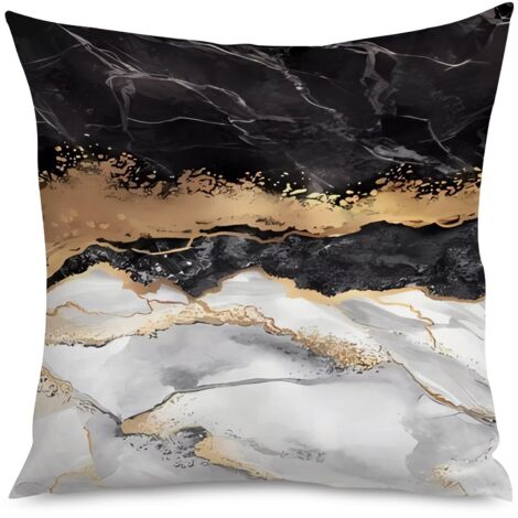 Housse de Coussin Marbre Chic Décoration (1/5)