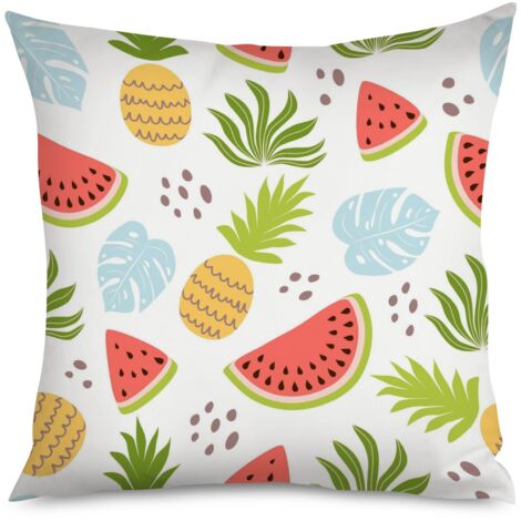 Housse de Coussin with papaye kawaii, tropic style (1/5)