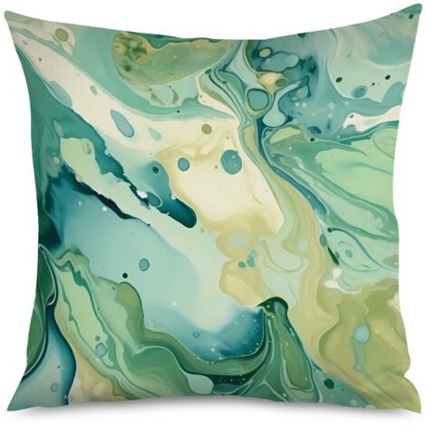Housse de Coussin Déco Marbre Tendance Salon (1/5)
