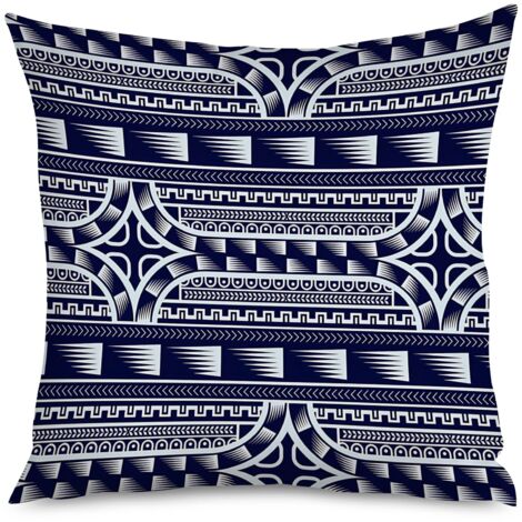 Housse de Coussin with motifs vagues, ethnique moderne (1/5)