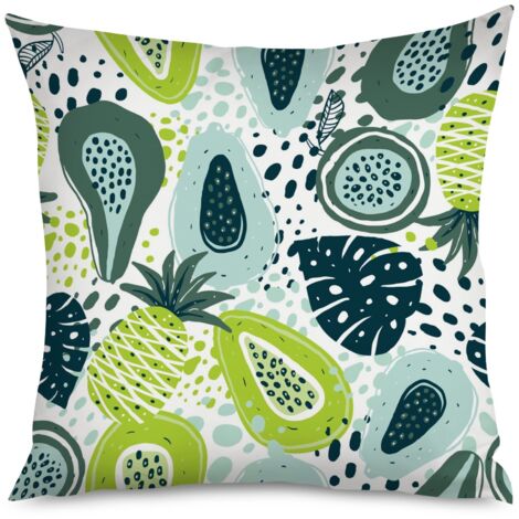 Housse de Coussin with cerise et fraise kawaii, duo fruité (1/5)
