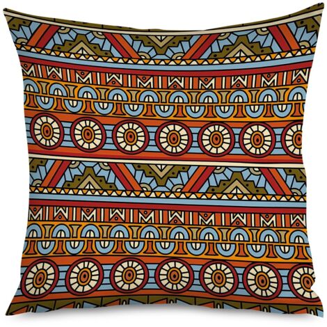 Housse de coussin imprimé hiboux, nuit bohème (1/5)
