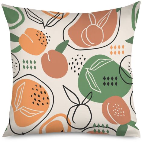 Housse de Coussin with figue kawaii, style nature (1/5)