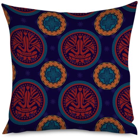 Housse de Coussin with motifs renards, espiègle ethnique (1/5)