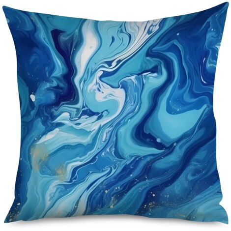 Housse de Coussin Déco Marbre Moderne Maison (1/5)