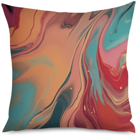 Housse de Housse Coussin Marbre Minimaliste Chic (1/5)