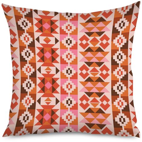 Housse de coussin motifs cordelettes, bohème (1/5)