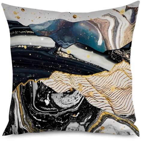 Housse de Coussin Marbre Moderne Salon (1/5)
