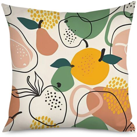 Housse de Coussin décoratif fraise des bois kawaii (1/5)