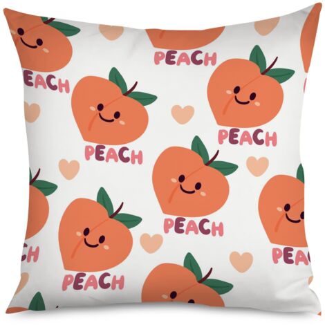 Housse de Coussin Pêche Style Été (1/5)