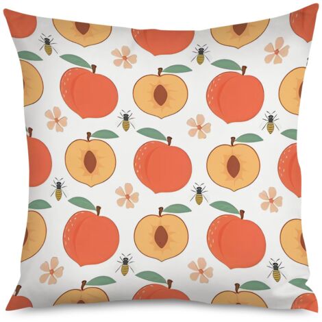 Housse de Coussin Motif Pêche Mignon (1/5)