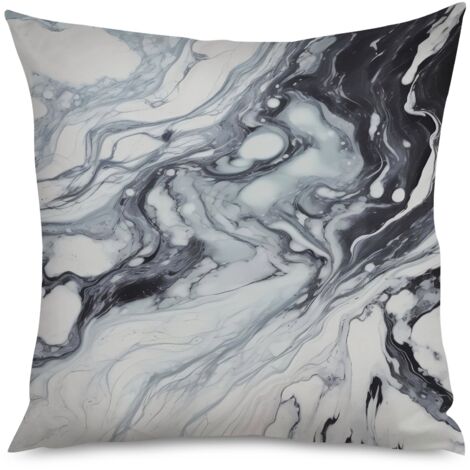 Housse de Coussin Déco Marbre Style Moderne Salon (1/5)