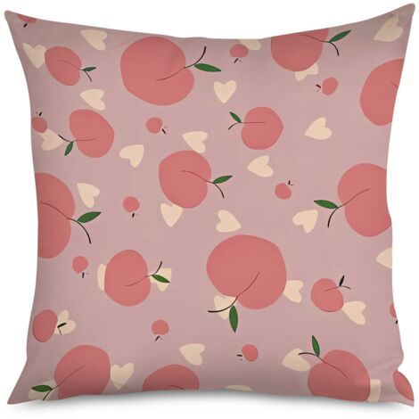 Housse de Coussin Déco Pêches Style Moderne (1/5)