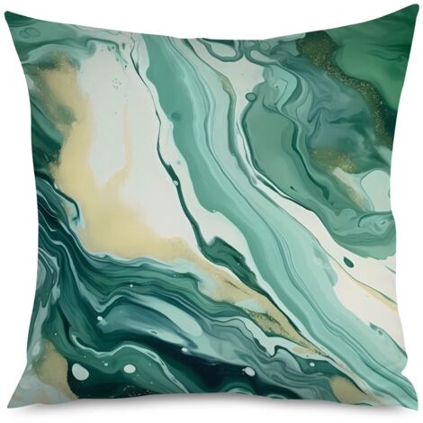 Housse de Coussin Déco Motif Marbre Moderne (1/5)