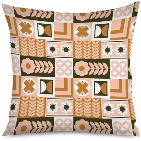 Housse de coussin imprimé lotus, spiritualité (1/5)