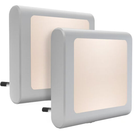 Lot de 2 veilleuses LED à détecteur de mouvement, lampe de chevet sans fil pour chambre à coucher (1/5)