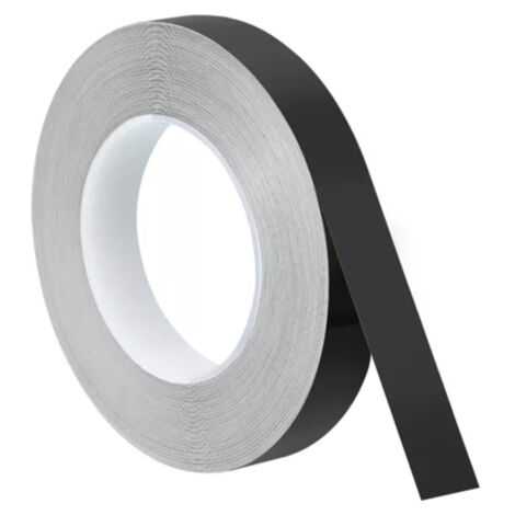 LOLLANDA Bandes décoratives murales et autocollants pour carrelage, 50 m, étanches, pour la décoration de carrelage, 1 cm, noir (1/5)