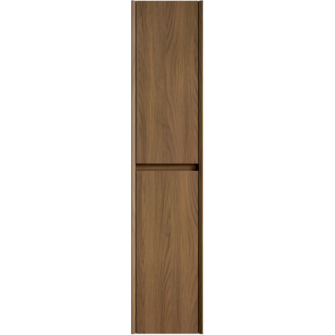 Armoire de chambre de hauteur de 140 cm, petite armoire à rangement avec 2 portes. Des compartiments intérieurs sont disponibles. Idéale pour les petits espaces. Couleur éspèce. (1/5)