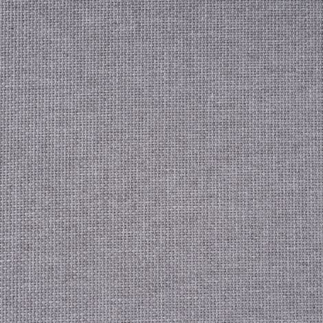 Lit individuel avec charge USB Type C, structure tiges bois, revêtement gris, 90 x 200 cm. Matériau lin, adapté chambre/invités (sans matelas). (1/5)