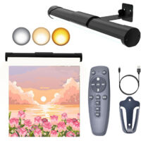 Lampe pour tableau, applique murale sans fil pour tableaux, lampe pour tableau avec minuterie, intensité variable, télécommande, lampe pour tableau