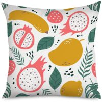 Housse de Coussin with banane kawaii, drôle et tendance